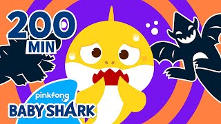 BOO Spooky Shadow Monsters Scare Baby Shark  Compilation  Halloween Story  Baby Shark Official [upl. by Cedar]