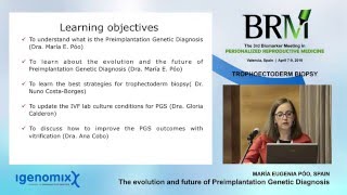 The evolution and future of Preimplantation Genetic Diagnosis  María Eugenia Póo [upl. by Adai]