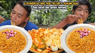 PAKET SUPER KENYANG  SERUPUT MIE KUAH  1KG TELUR REBUS  KIKIMCIAN SAPU HABIS [upl. by Deborath]