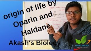 Theory of Origin of life by Oparin and Haldane Chemogeny part [upl. by Pape]