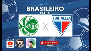 JUVENTUDE X FORTALEZA  BRASILEIRO  021124 [upl. by Ydnys]