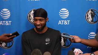 Dallas Mavericks Derrick Jones Jr Practice Interview Before Game 4 vs Minnesota Timberwolves [upl. by Etteluap955]