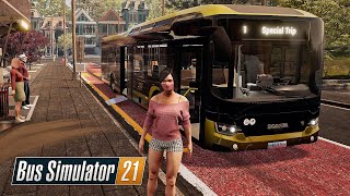 Bus Simulator 21 – Scania Citywide  LF 12m  GAMEPLAY [upl. by Alburga428]