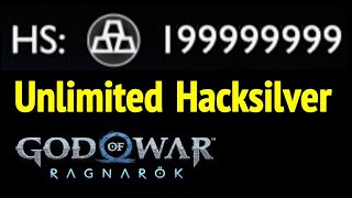 God of War Ragnarok Unlimited Hacksilver  How to Get Infinite HS in GoW Ragnarök PS5 Gameplay [upl. by Niarb]