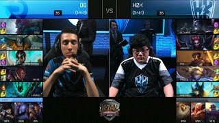 H2K vs OG Game 2 Highlights  H2K vs ORIGEN EU LCS Week 5 Summer 2016 [upl. by Torrie518]