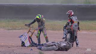 Josh Herrin Practice Crash at the Championship of Utah [upl. by Incrocci]