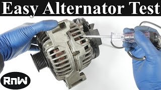 How to Test an Alternator  Plus How an Alternator Works [upl. by Bradman907]