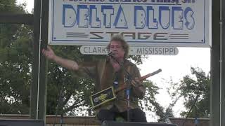 Steve Arvey At The 2017 Clarksdale Mississippi Cigar Box Guitar Festival [upl. by Ardiek353]