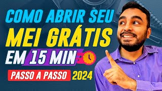 Como Abrir seu MEI GRÁTIS PASSO A PASSO OFICIAL 2024  MICROEMPREENDEDOR INDIVIDUAL [upl. by Atinele513]