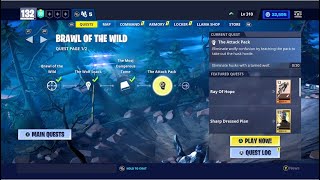 Eliminate husks with a tamed wolf The attack pack Brawl of the wild event Fortnite Save The World [upl. by Sajovich]