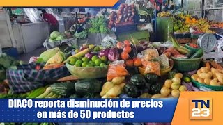 DIACO reporta disminución de precios en más de 50 productos [upl. by Nisen951]