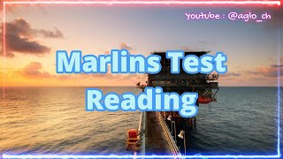 Marlins Test For Seafarer  Reading [upl. by Atinihs]