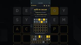 Binance Crypto WODL Answer Today  Word Of The Day  6 letters Words Theme Copy Trading 20 Oct 2024 [upl. by Greeson]