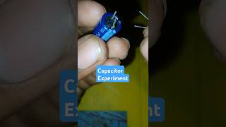 Capacitor LED light Mini Experiment Sai 😱🔥 [upl. by Winne]