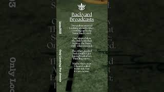 Backyard Broadcasts the latest poem video from my book Only Looking for Jewels shorts [upl. by Sanfo]