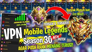 CARA PUSH RANK MUSUH GAMPANG PAKAI VPN MOBILE LEGENDS BANYAK MUSUH BOT AUTO WINSTREAK [upl. by Asina65]