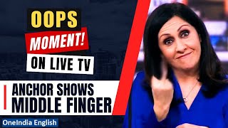 Viral BBC News Anchor Maryams Controversial Gesture on LIVE TV Faces Backlash  Oneindia News [upl. by Morita]