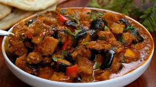 طبخ وصفة باذنجان سهلة ولذيذة طعمها فاق توقعاتي 😋 Cooking an easy and tasty eggplant recipe [upl. by Ihskaneem252]