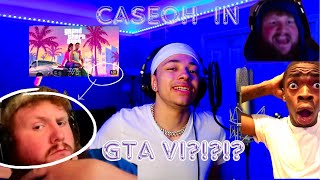 IS THAT CASEOH  GTA VI Trailer Blind Reaction [upl. by Patin904]