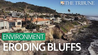 See drone video of eroding bluffs in Pismo Beach explaining managed retreat [upl. by Hux]