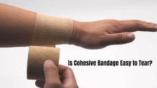 Is Cohesive Bandage Easy to Tear  GSP Elastic SelfAdhesive Bandage [upl. by Hawthorn683]