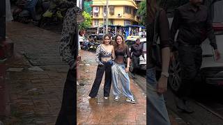 Sharma Sisters Celebrate Friendship Day on Mumbai Streets  Neha amp Aisha Sharma shorts bollywood [upl. by Amre]