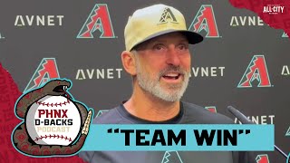 Torey Lovullo On Jake McCarthy ANOTHER Diamondbacks Comeback Win [upl. by Polly]