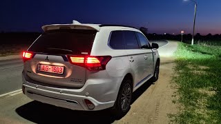 Mitsubishi Outlander PHEV 24 2019 Plugin Hybrid Запас хода на электротяге Трасса без Эко режима [upl. by Carmelita]