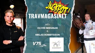 V75 Tips Kalmar 236 ∣ JACKPOT ∣ Travmagasinet med Bergman amp Robertsson [upl. by Haniraz]