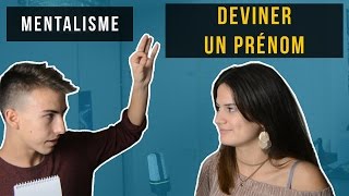 Magie n°132 Deviner un prénom  tour de mentalisme [upl. by Leonelle]