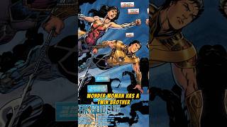 Wonder Woman has a Twin Brother wonderwoman zeus dccomics [upl. by Fairman]