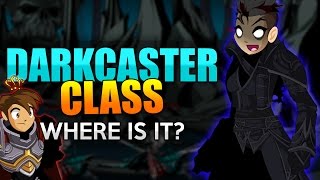 DARKCASTER CLASS  Where is it Black Caster Class AQW AdventureQuest Worlds [upl. by Anilef]