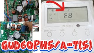 GREE DUCT TYPE ERROR E8INVERTER GREE AIRCON ERROR E8 how to fix error E8 0505265874 [upl. by Eylloh764]