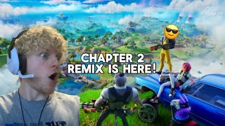 Fortnite LIVE Chapter 2 Remix is HERE Talking to Chat  Viewers can Join [upl. by Thom]