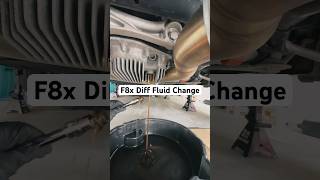 F8x rear Differential Fluid Change diy bmw m3 maintanence automotive [upl. by Frederiksen]