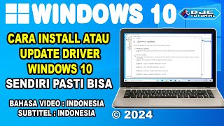 CARA INSTALL DRIVER WINDOWS 10 Terbaru 2024 [upl. by Akimal403]