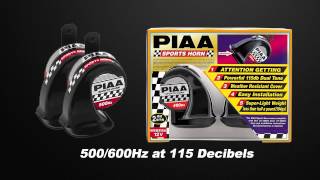 PIAA 500600hz Sports Horn vs Stock Dual Horns [upl. by Coward]