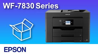 Setting Up a Printer（Epson WF7830 Series）NPD6611 [upl. by Petrine]