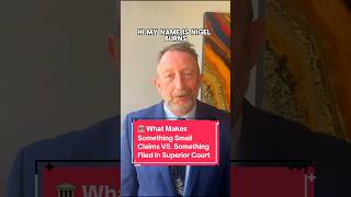 🏛️ The difference between small claims and superior court cases SmallClaimsCourt SuperiorCourt [upl. by Guy465]