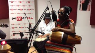 Iyeoka  Simply Falling live on Radio Pepper 966 in Athens Greece [upl. by Alded]