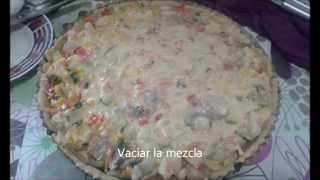 QUICHE DE VERDURAS Y POLLO [upl. by Pietra866]