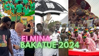 Experience Elmina Bakatue Festival 2024 Music Dance and Display of Ghanaian Heritage [upl. by Aiveneg16]