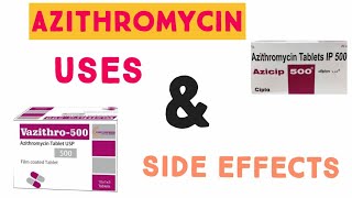 Azithromycin 500 mg  Azro 500 mg  Aziwin 500 mg  Uses Side effects Doses in details medical [upl. by Coster]