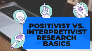 Positivist vs Interpretivist research basics  an intro to research in the social sciences [upl. by Hagan]