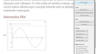 Mathematica How To How to Create a Slide Show [upl. by Lakym963]