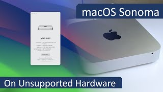 Install macOS Sonoma on unsupported models [upl. by Friedman]