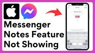 iPhone How to Fix Messenger Notes Feature Not Showing [upl. by Newberry]