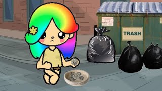 A poor orphan girl 👧 got into a bad family in Toca Boca Toca life world toca secret [upl. by Fem281]