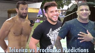 Glover Teixeira vs Jiri Prochazka Predictions UFC 275 [upl. by Cally560]