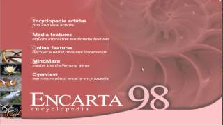 OLD PC Microsoft Enciclopedia Encarta 1998  Intro [upl. by Anelahs863]